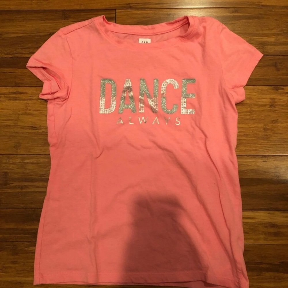 Pink Girls Gap T-Shirt Size Large